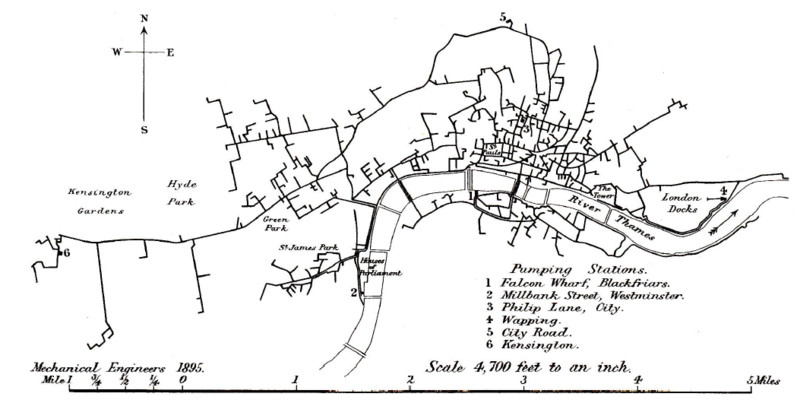 Layout london hydraulic power company