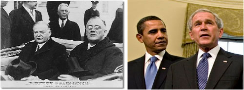 bush obama
