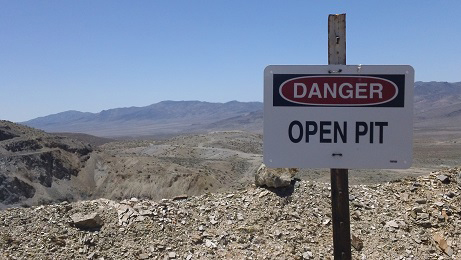 Open Pit Gold Mine in Nevada