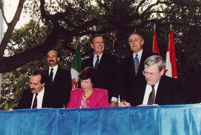 NAFTA Initialling