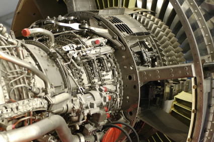 Silver used in a jet engine